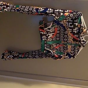 2 piece chain outfit